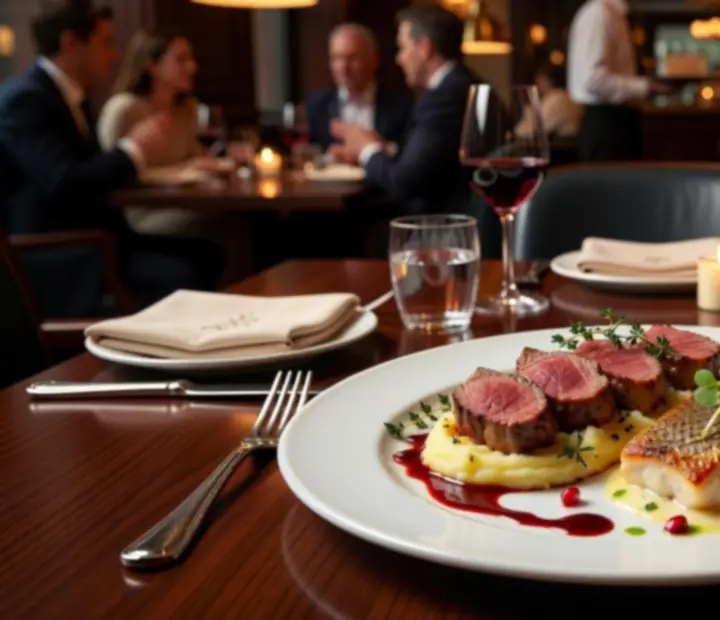 Selection of refined main courses at HoldemAndHearth featuring modern Australian plating